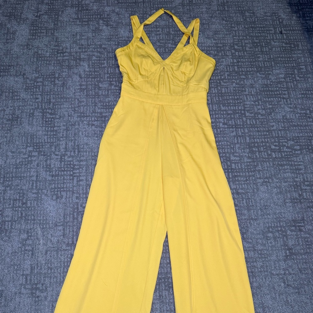 Banjul yellow jumpsuit